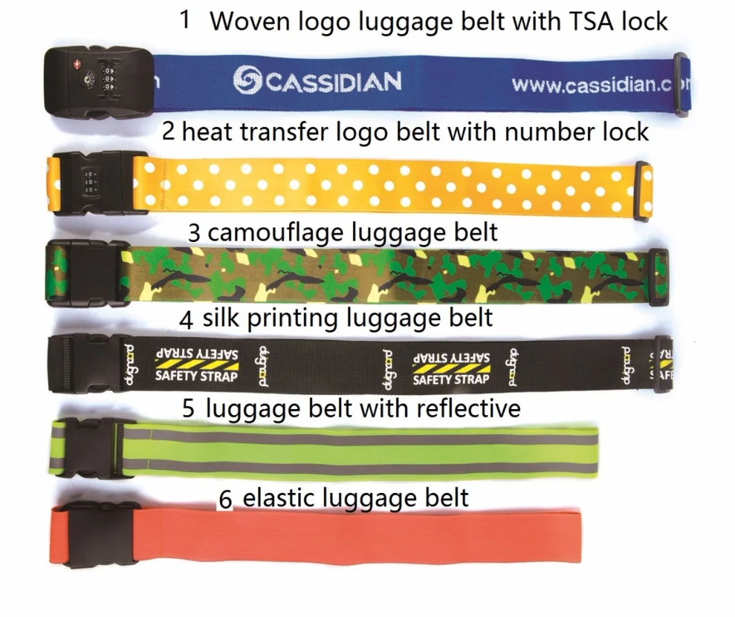 Adjustable Heavy Duty Long Cross Luggage Straps Suitcase Belt Travel Accessories