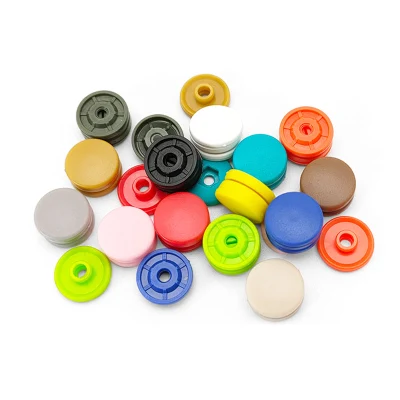 Acessórios de vestuário Várias cores disponíveis Fabricante de botões de pressão na China Botões de pressão de plástico T3 T5 T8