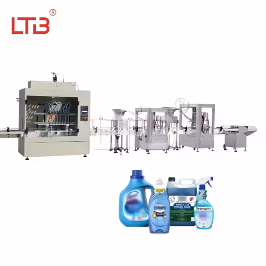Máquina automática anticorrosiva para limpeza de vasos sanitários com gargalo oblíquo e máquina de envase de líquidos para garrafas